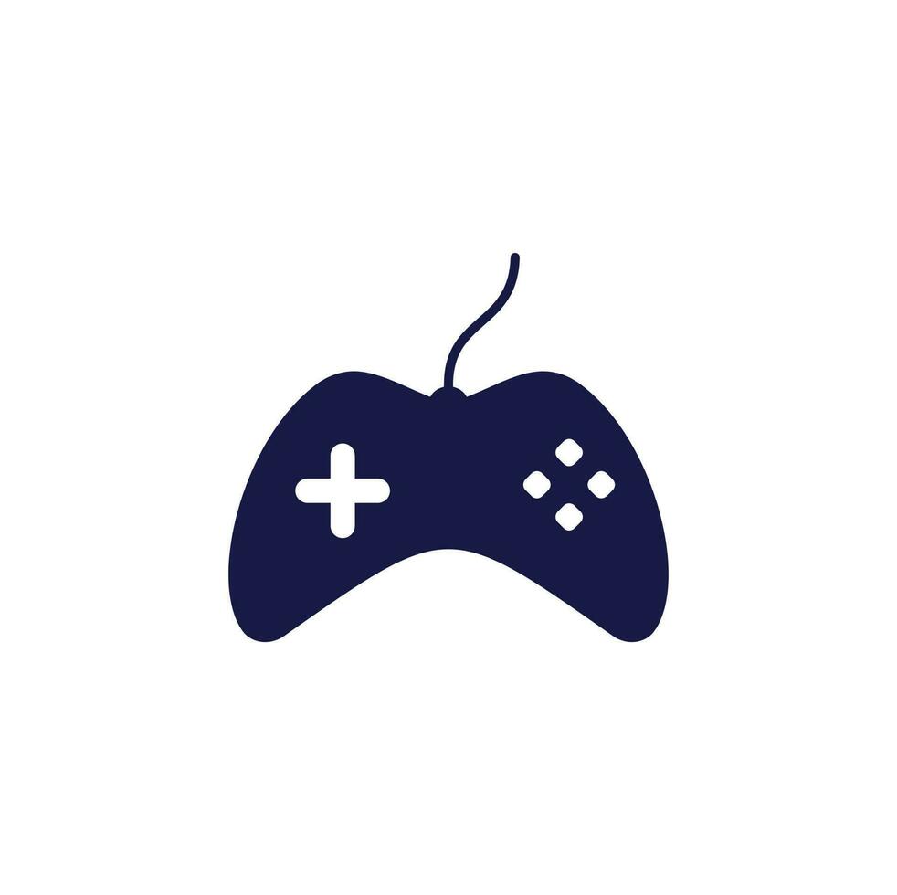 modèle de conception de logo de jeu. logo d'icône de jeu de bâton. vecteur