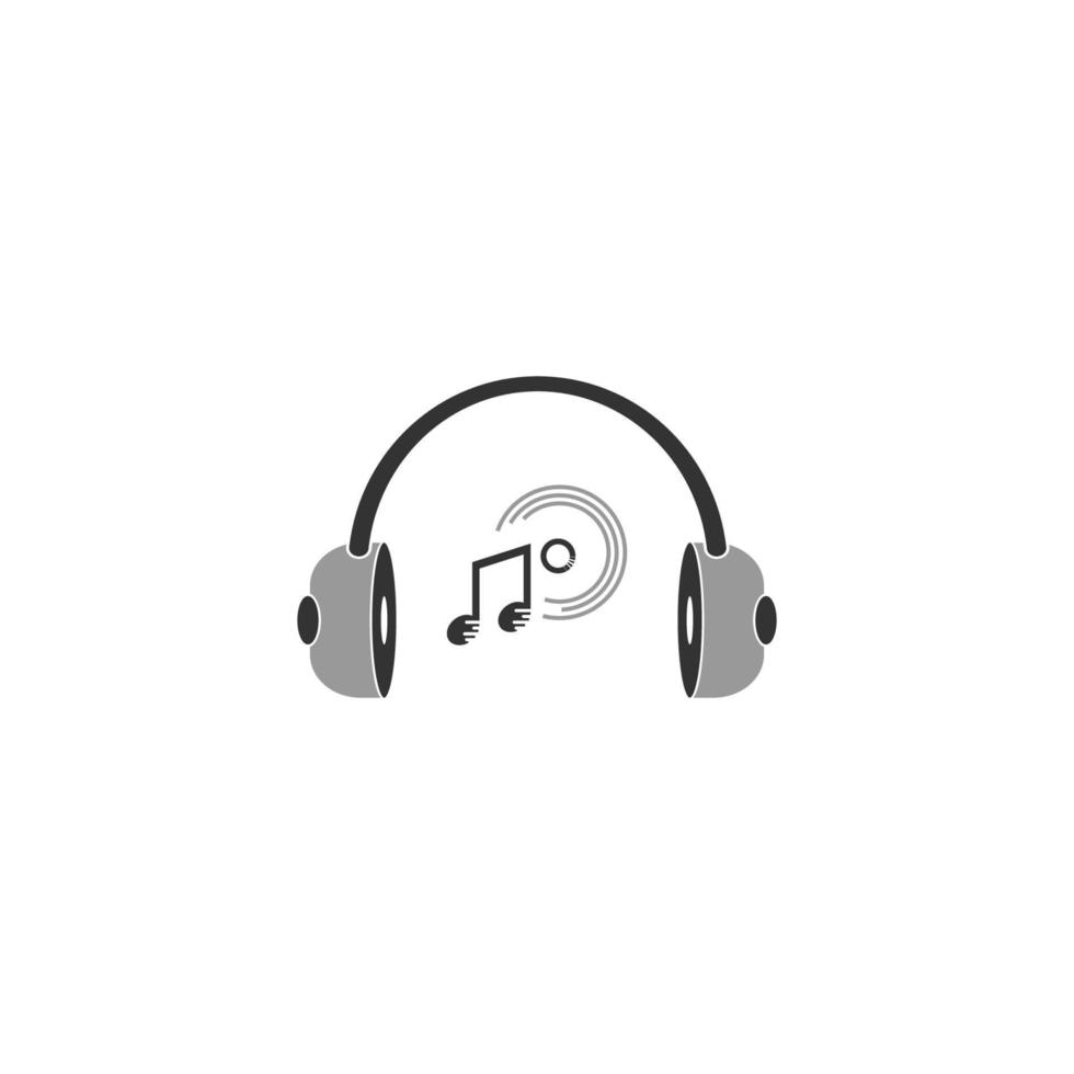 vecteur de logo audio musique
