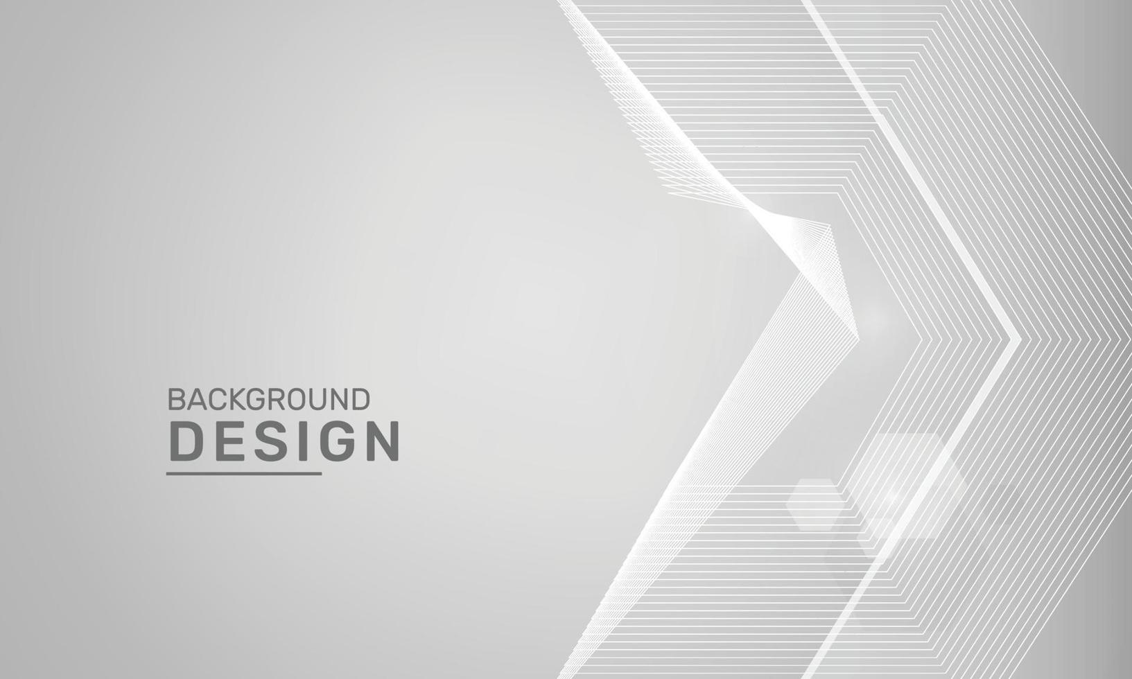 lignes abstraites géométriques grises et blanches technologie de mélange diagonal vecteur conception de fond web bannière