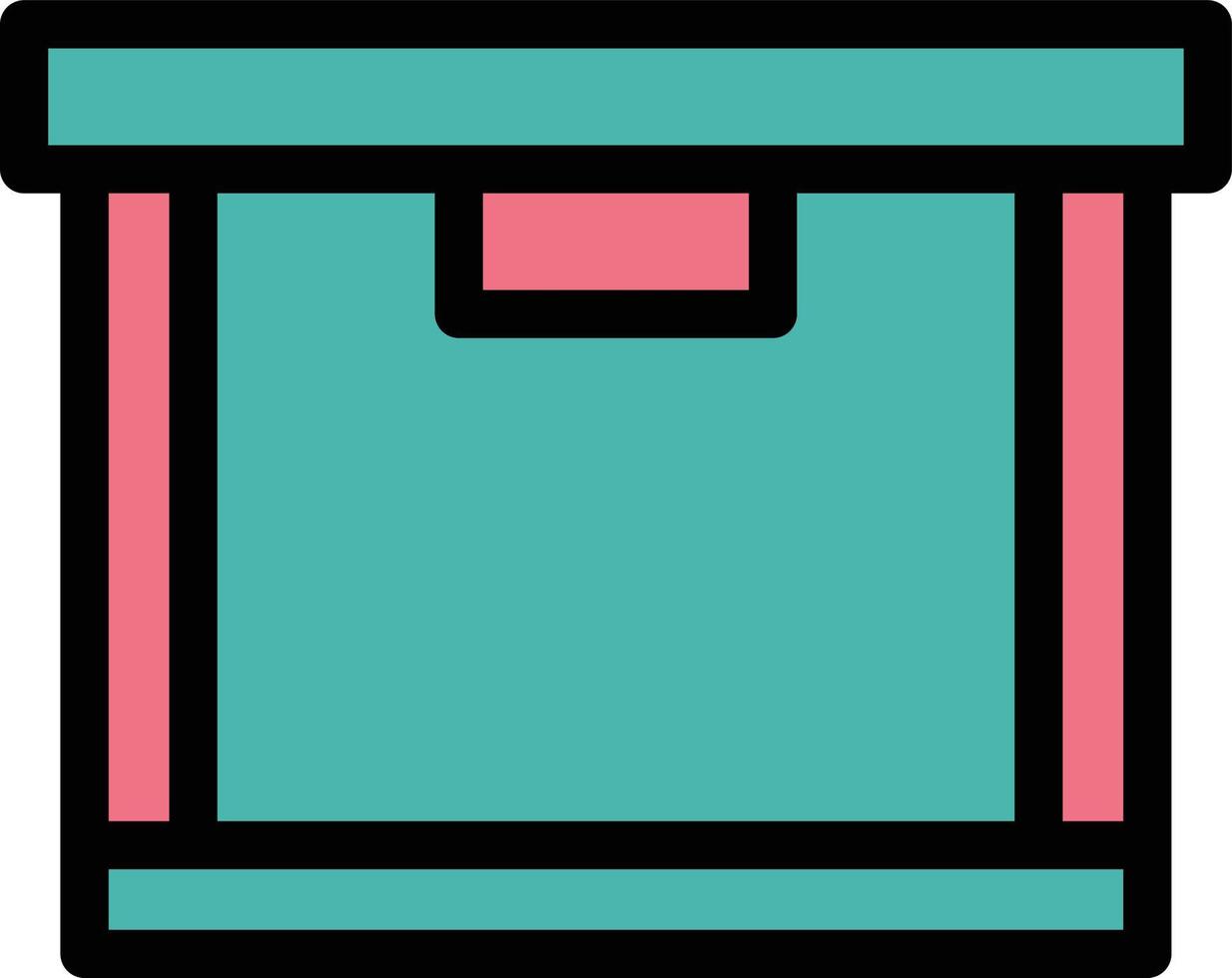 illustration de conception d'icône de vecteur de boîte