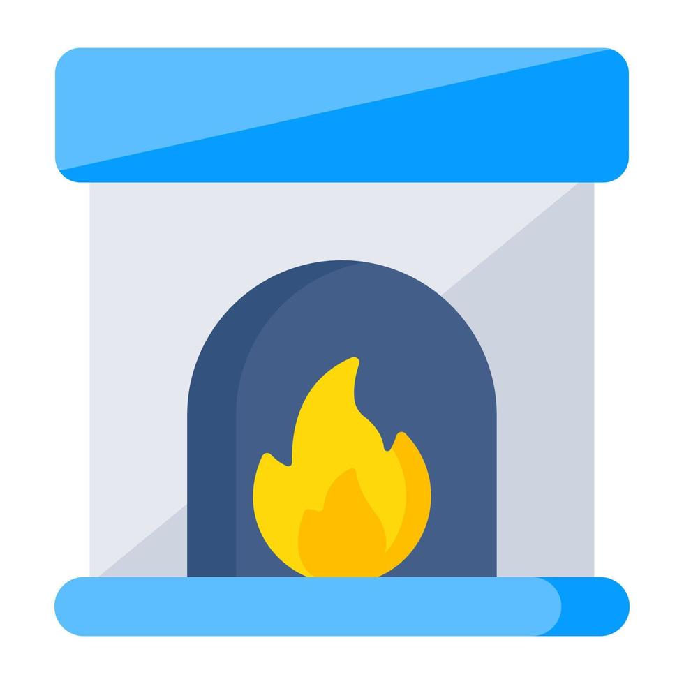 icône du design parfait du feu de camp vecteur