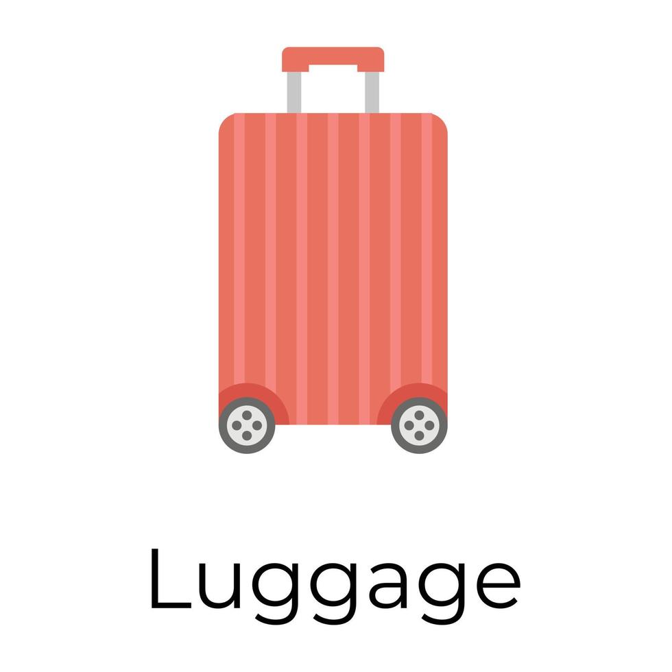 concepts de bagages à la mode vecteur