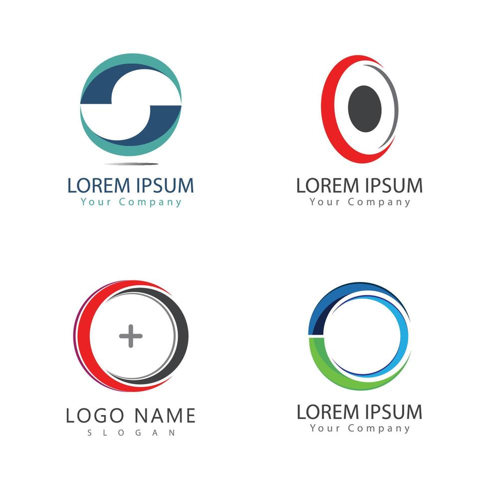 conception de vecteur de modèle de logo de cercle