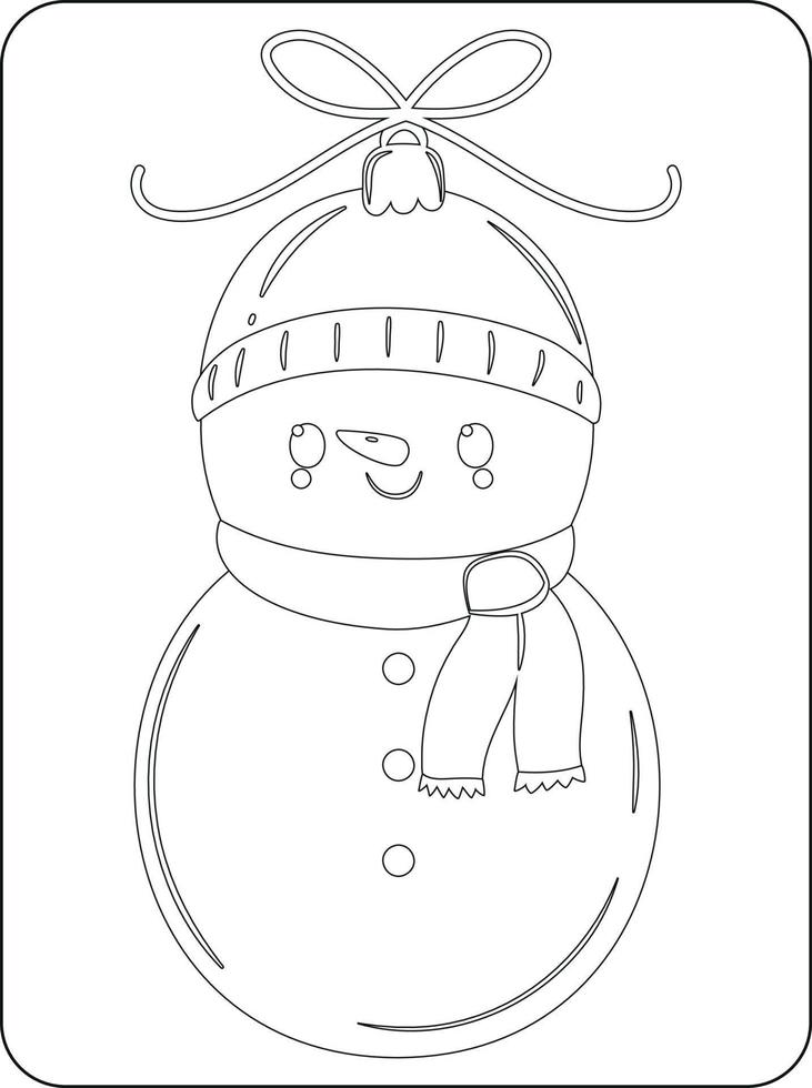 joyeux noël, jouets, coloriage, page, pour, gosses vecteur