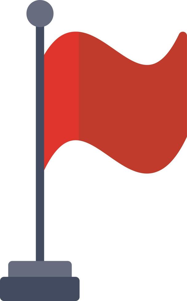 icône plate de drapeau vecteur