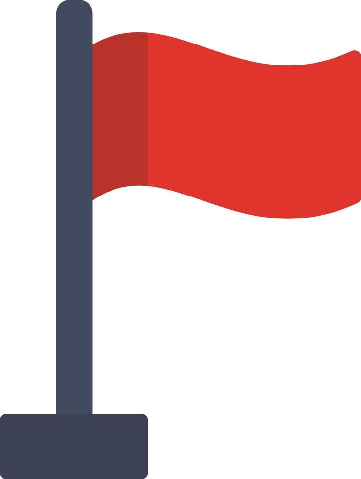 icône plate de drapeau vecteur