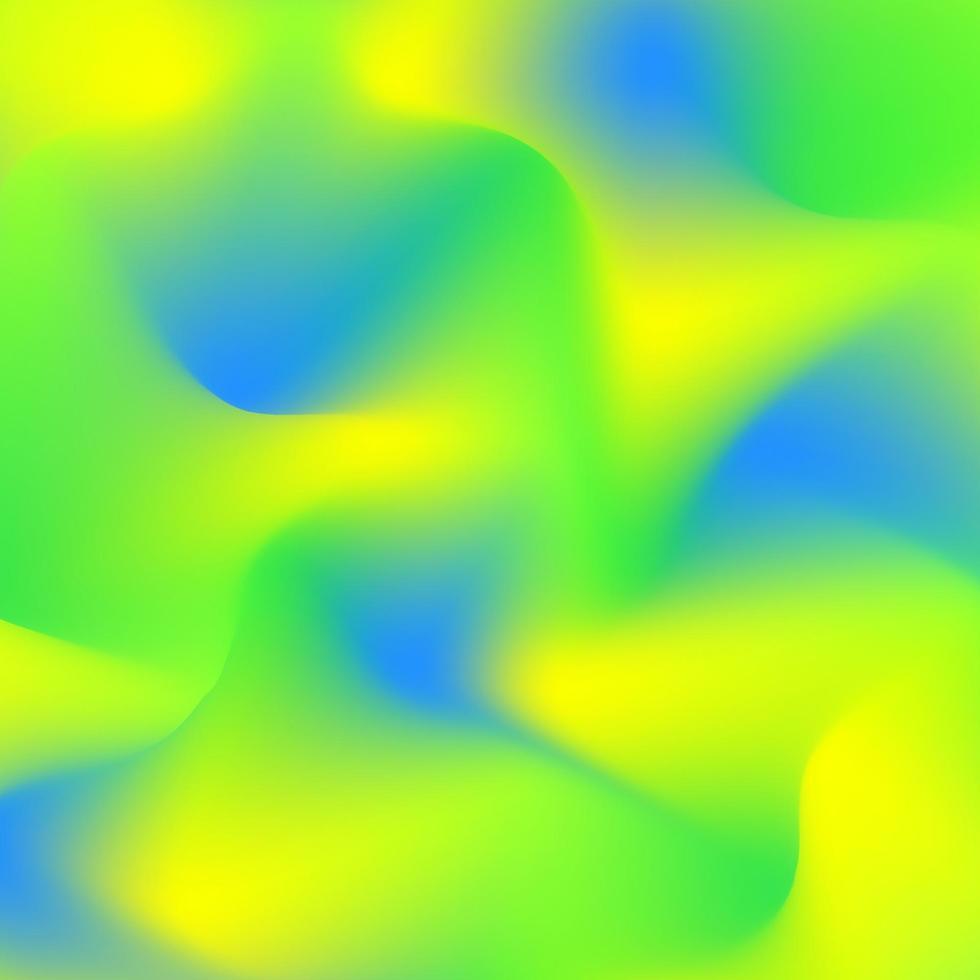 cercle abstrait de dégradé doux coloré avec des couleurs bleu vert jaune. vecteur