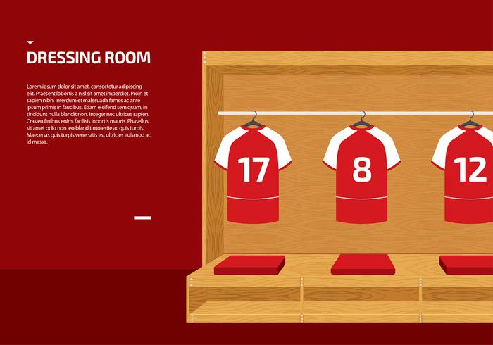 Dressing Room Sport Vector