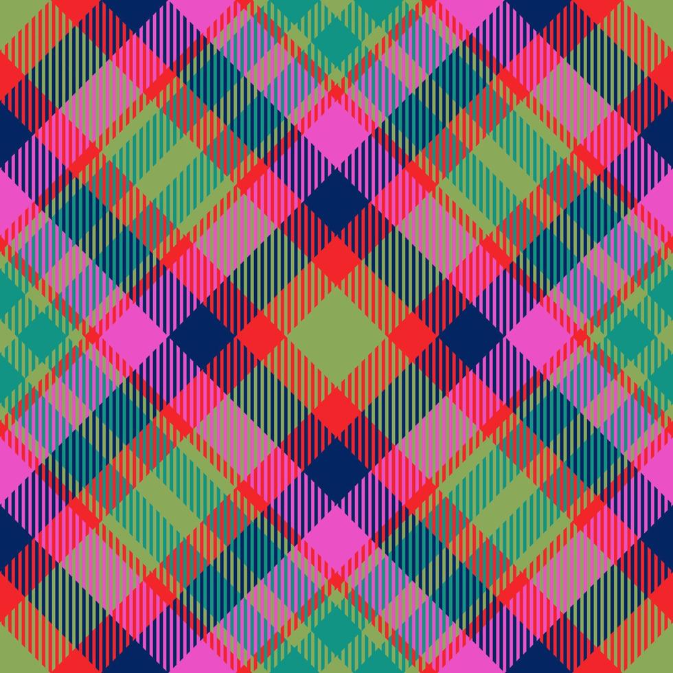 vérifier le motif du tissu. textile tartan à carreaux. vecteur de fond sans couture de texture.