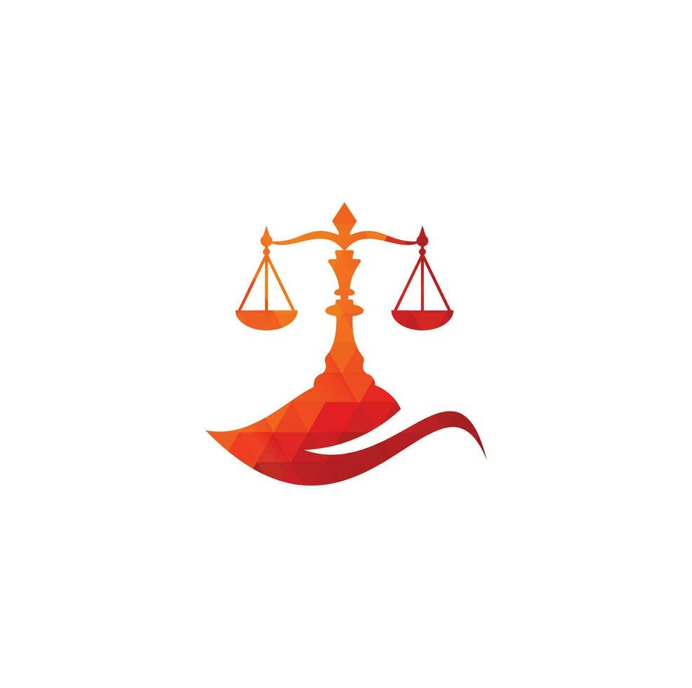 modèle de conception de logo de signe d'équilibre de loi de feuille moderne créatif. concepts de logo d'échelles vertes. cabinet d'avocats avec vecteur de logo feuille