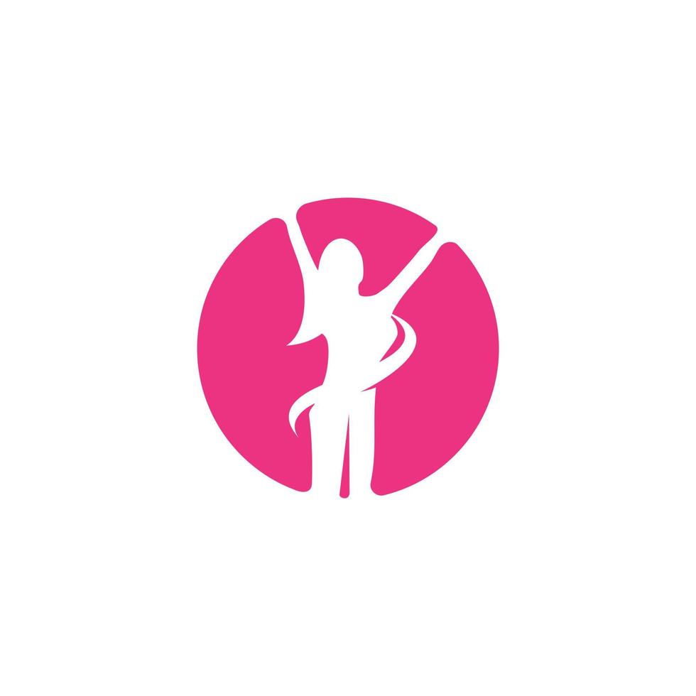 vecteur de stock de modèle de logo de santé des femmes