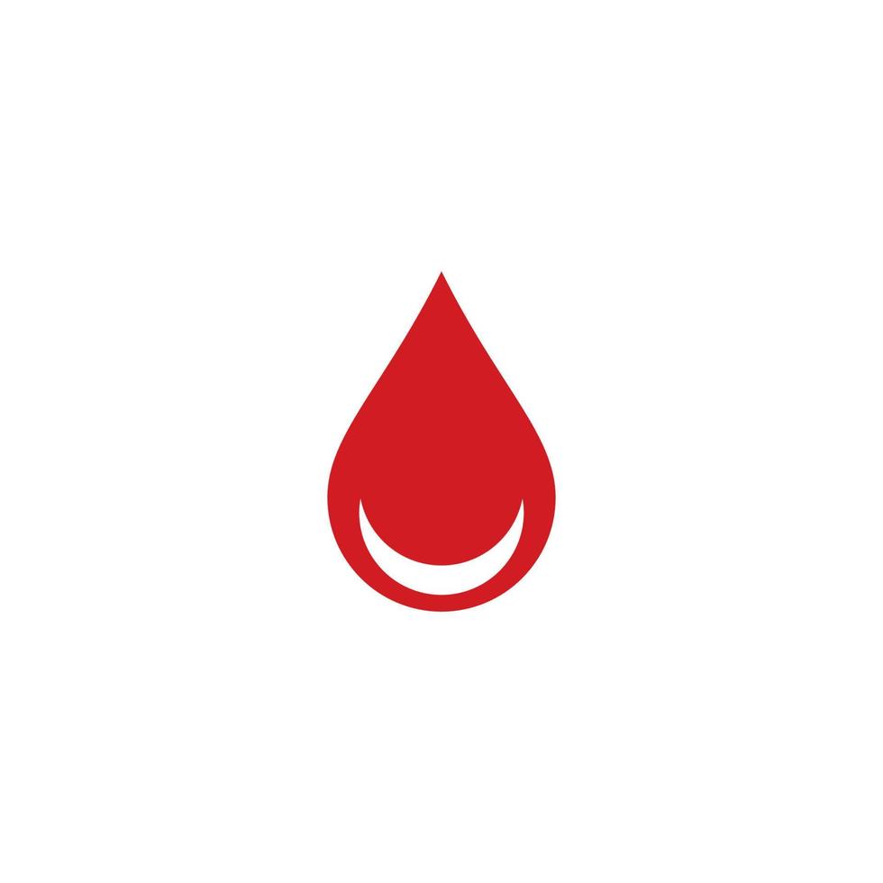 logo de sang icône illustration vectorielle vecteur