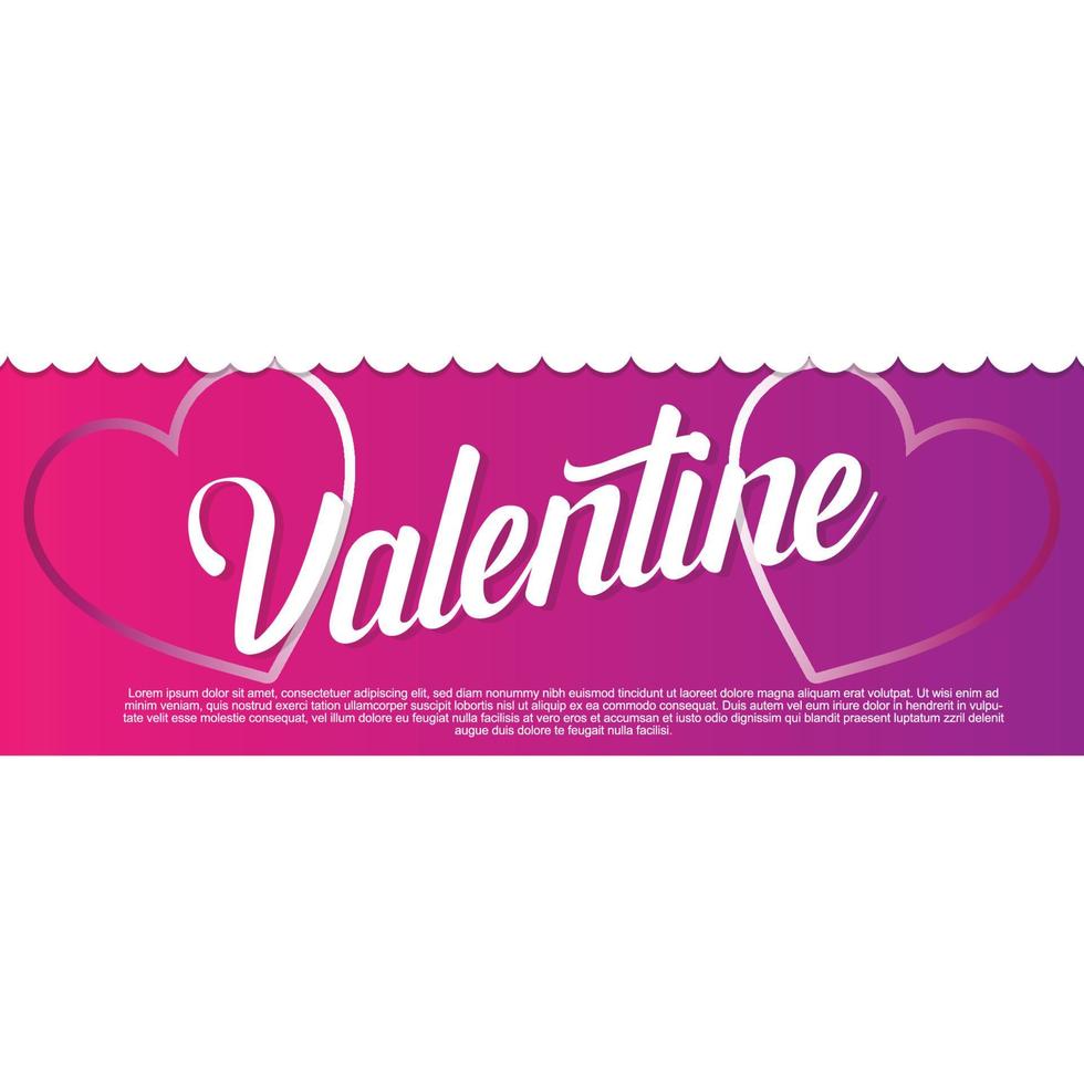 vecteur de logo bonne saint valentin