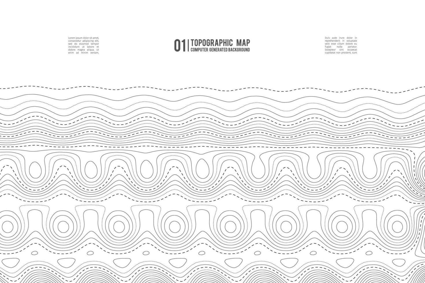 fond de contour de carte topographique. carte topographique avec élévation. vecteur de carte de contour. illustration vectorielle abstraite de grille de carte de topographie du monde géographique.