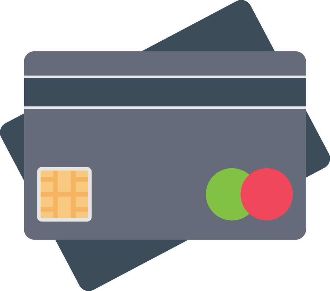 illustration vectorielle de carte de crédit sur fond.symboles de qualité premium.icônes vectorielles pour le concept et la conception graphique. vecteur