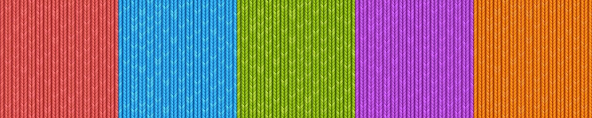 tricot de laine, texture de tissu à tricoter vecteur