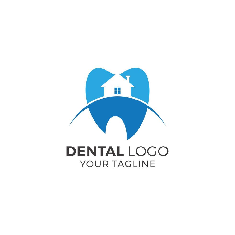 modèle vectoriel de conception de logo de dentiste dentaire