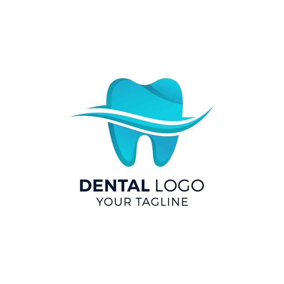 modèle vectoriel d'icône et de symbole de logo de dentiste dentaire