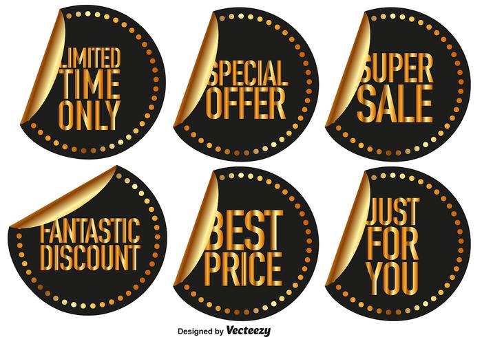 Vector Sale Stickers