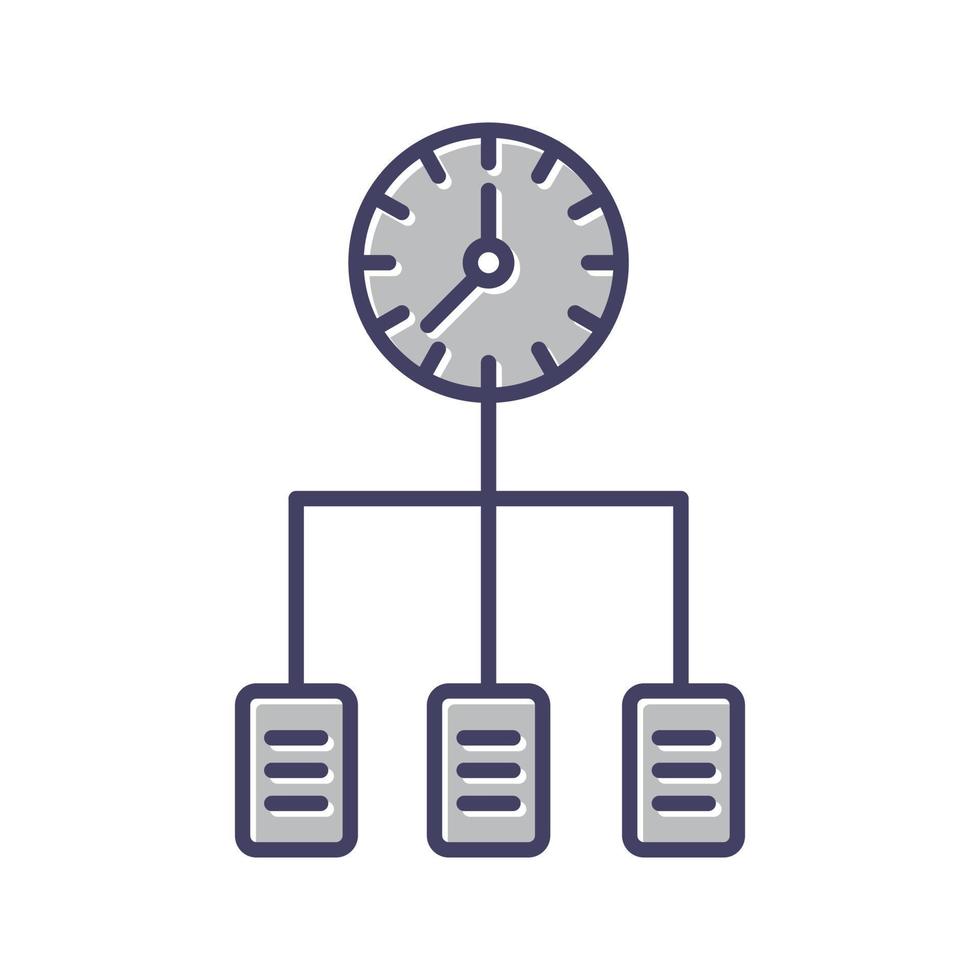 icône de vecteur de chronologie