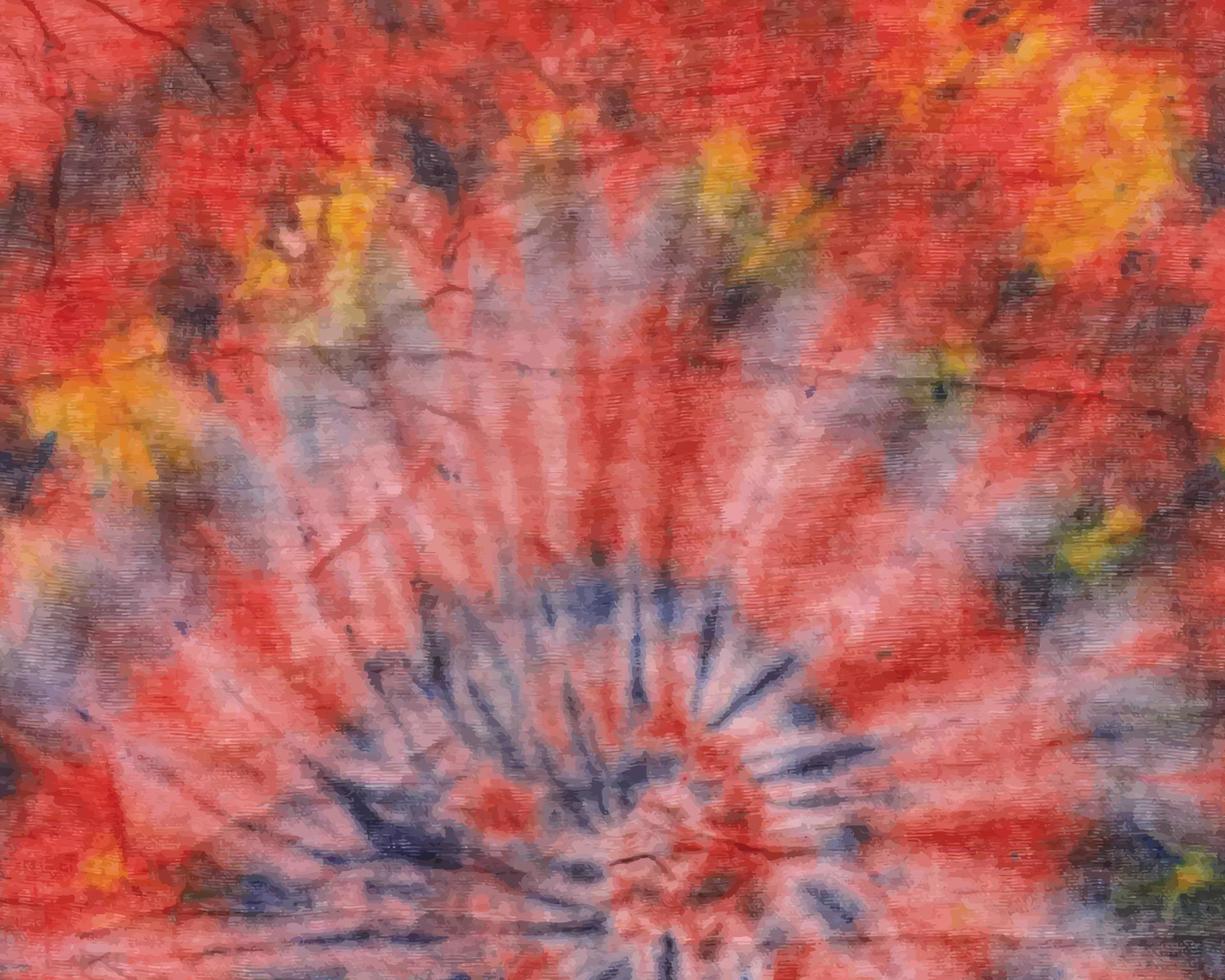 coloré peint à la main aquarelle tie-dye motif de fond vecteur