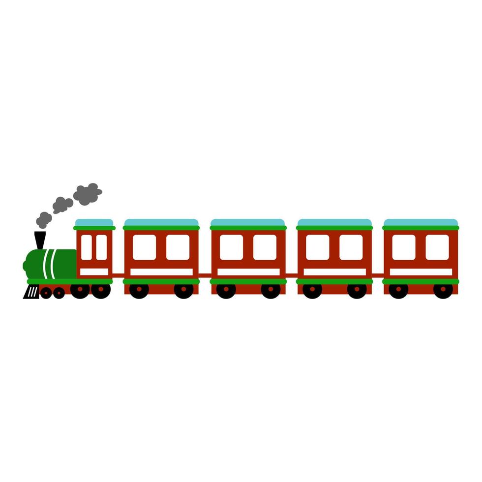 vecteur d'illustration d'icône de train