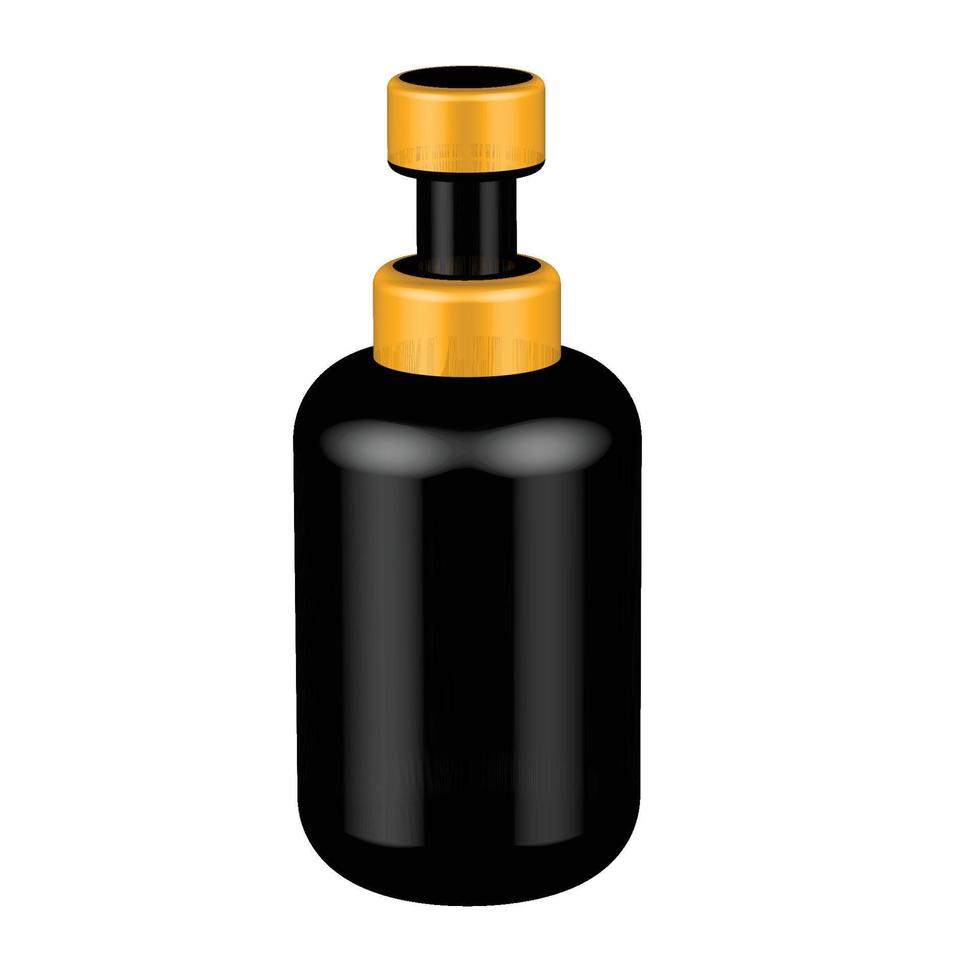 bouteille cosmétique réaliste 3d, flacon pulvérisateur réaliste, vecteur de bouteille de parfum réaliste