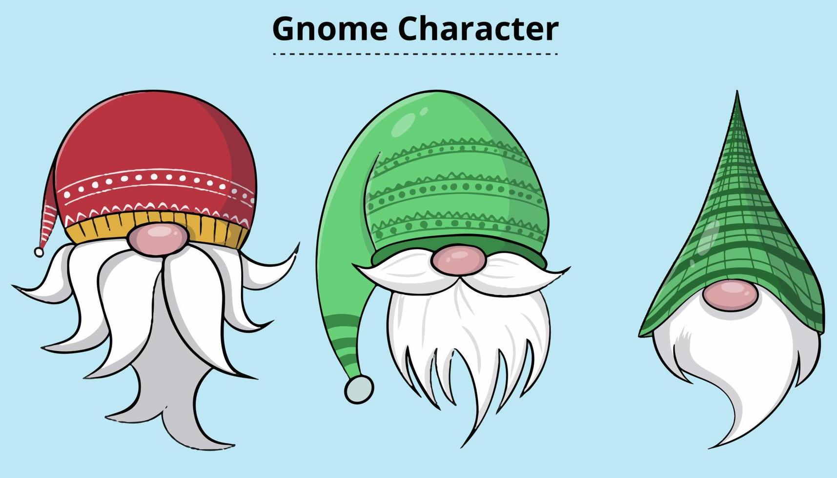 les trois gnomes vecteur