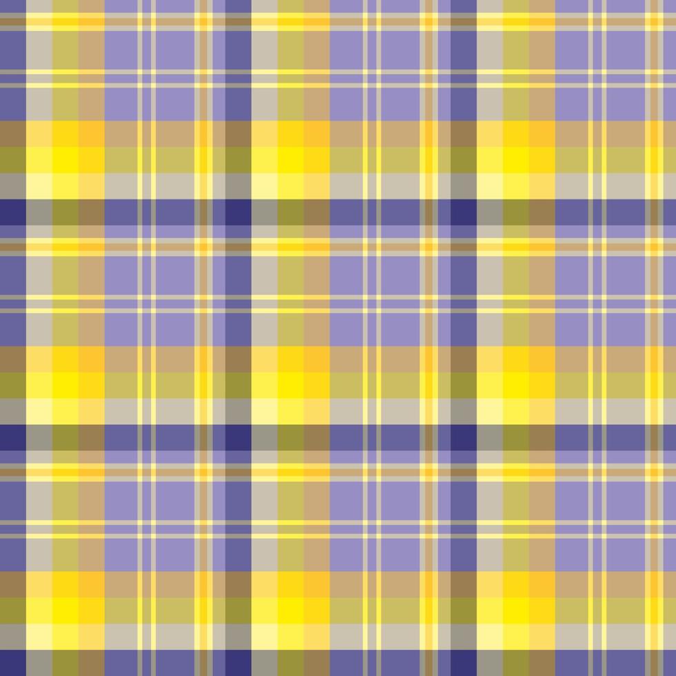 modèle sans couture dans les couleurs jaunes et violettes pour le plaid, le tissu, le textile, les vêtements, la nappe et d'autres choses. image vectorielle. vecteur