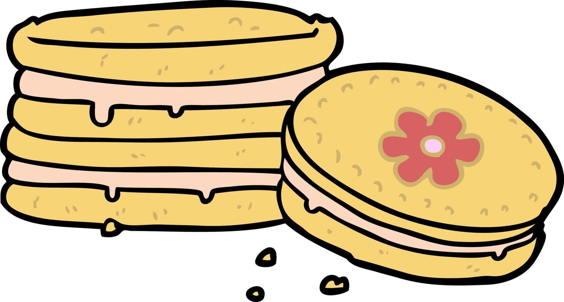 biscuit de dessin animé vecteur