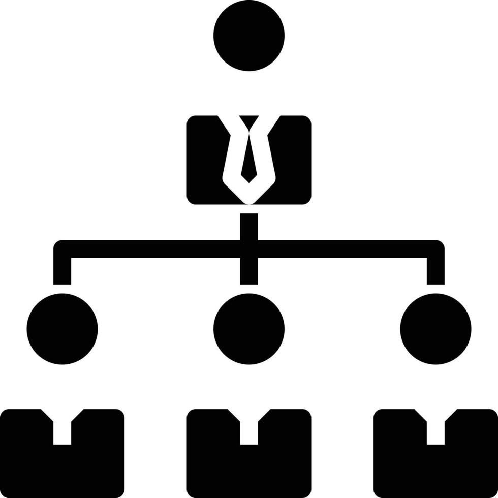 organisation collaboration travail d'équipe connexion partenariats - icône solide vecteur