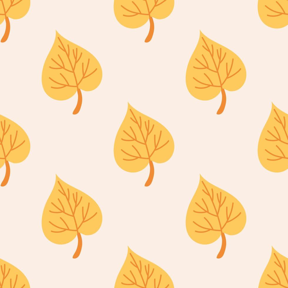 modèle sans couture avec des feuilles d'automne. la collection du jour de Thanksgiving. illustration vectorielle plane vecteur