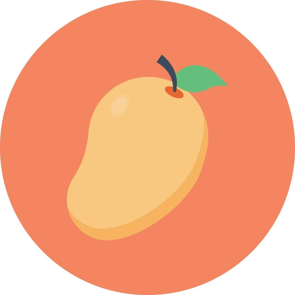 illustration vectorielle de mangue sur fond.symboles de qualité premium.icônes vectorielles pour le concept et la conception graphique. vecteur