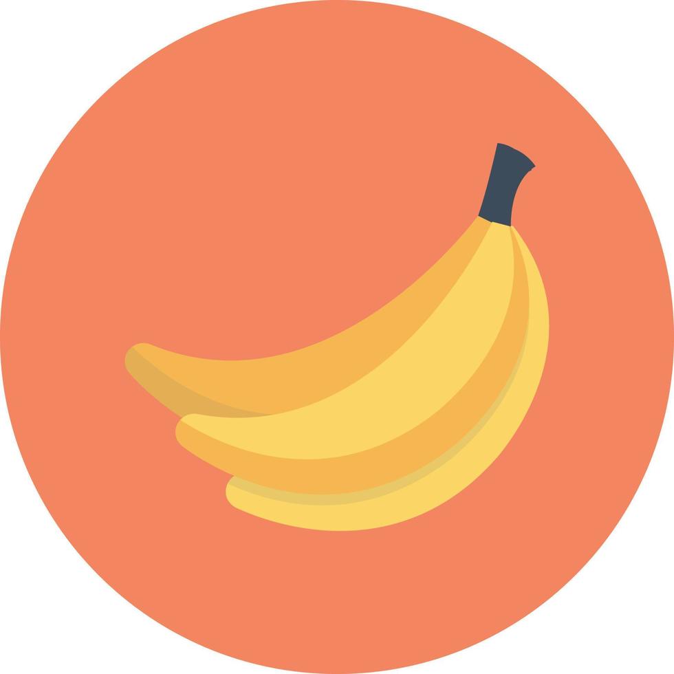illustration vectorielle de banane sur fond. symboles de qualité premium. icônes vectorielles pour le concept et la conception graphique. vecteur