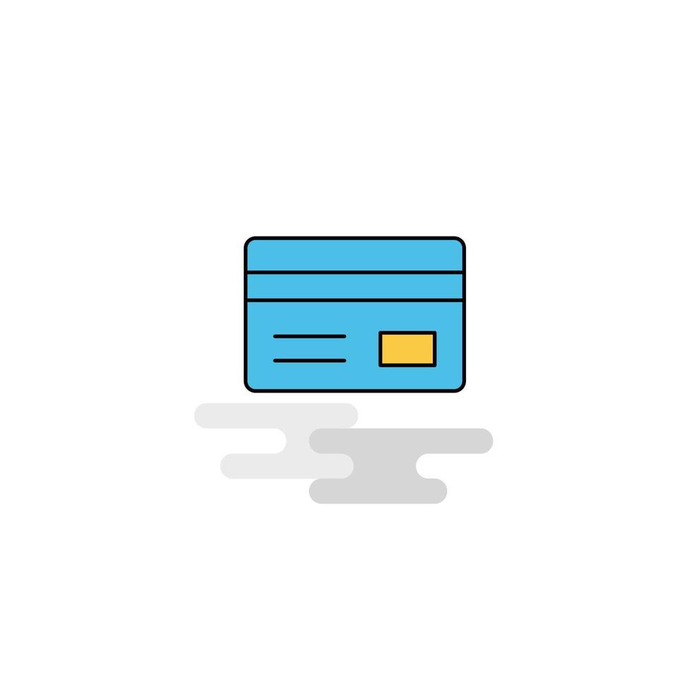 vecteur d'icône de carte de crédit plate