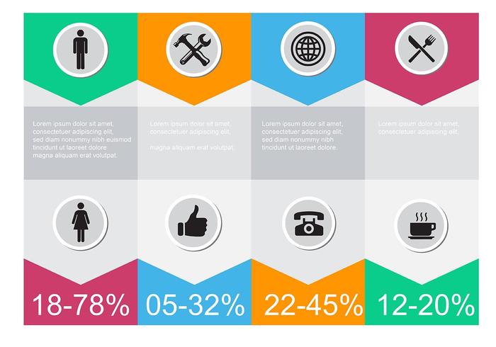 Vector gratuit Infographic Icons