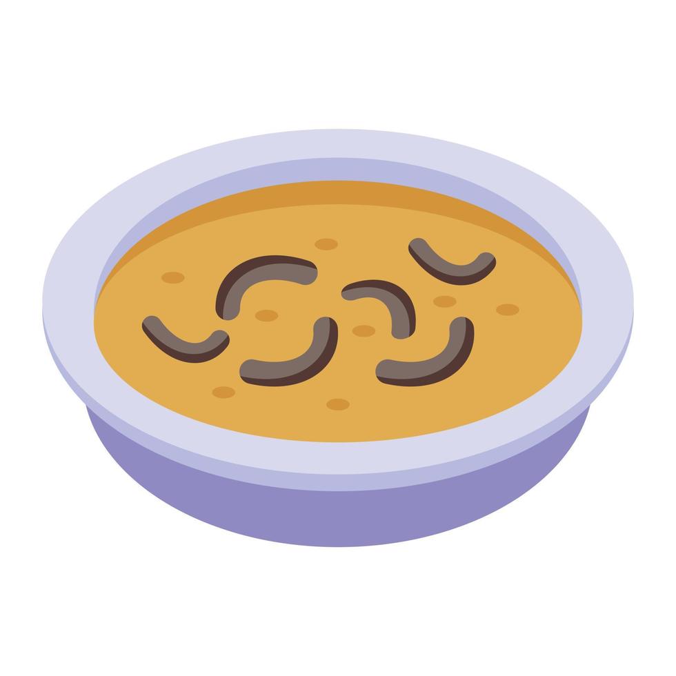 illustration vectorielle de bol de soupe sur fond. symboles de qualité premium. icônes vectorielles pour le concept et la conception graphique. vecteur
