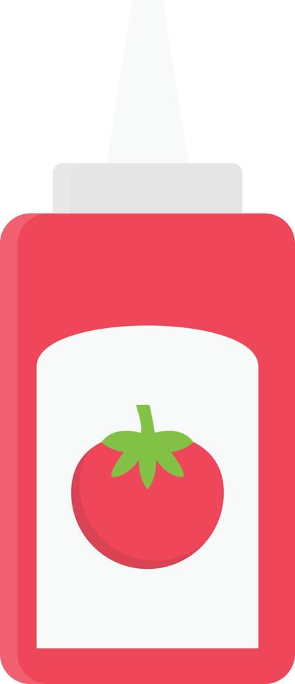 illustration vectorielle de ketchup sur fond. symboles de qualité premium. icônes vectorielles pour le concept et la conception graphique. vecteur