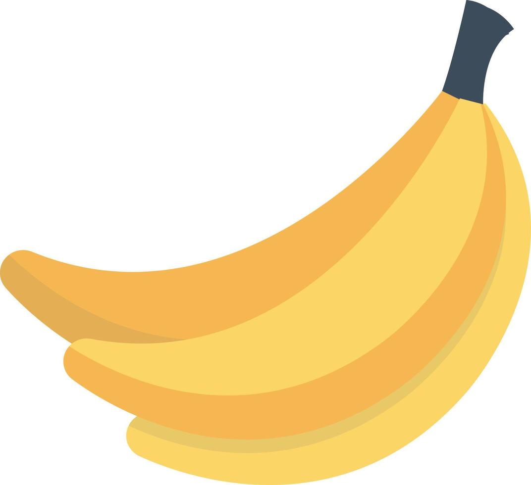 illustration vectorielle de banane sur fond. symboles de qualité premium. icônes vectorielles pour le concept et la conception graphique. vecteur