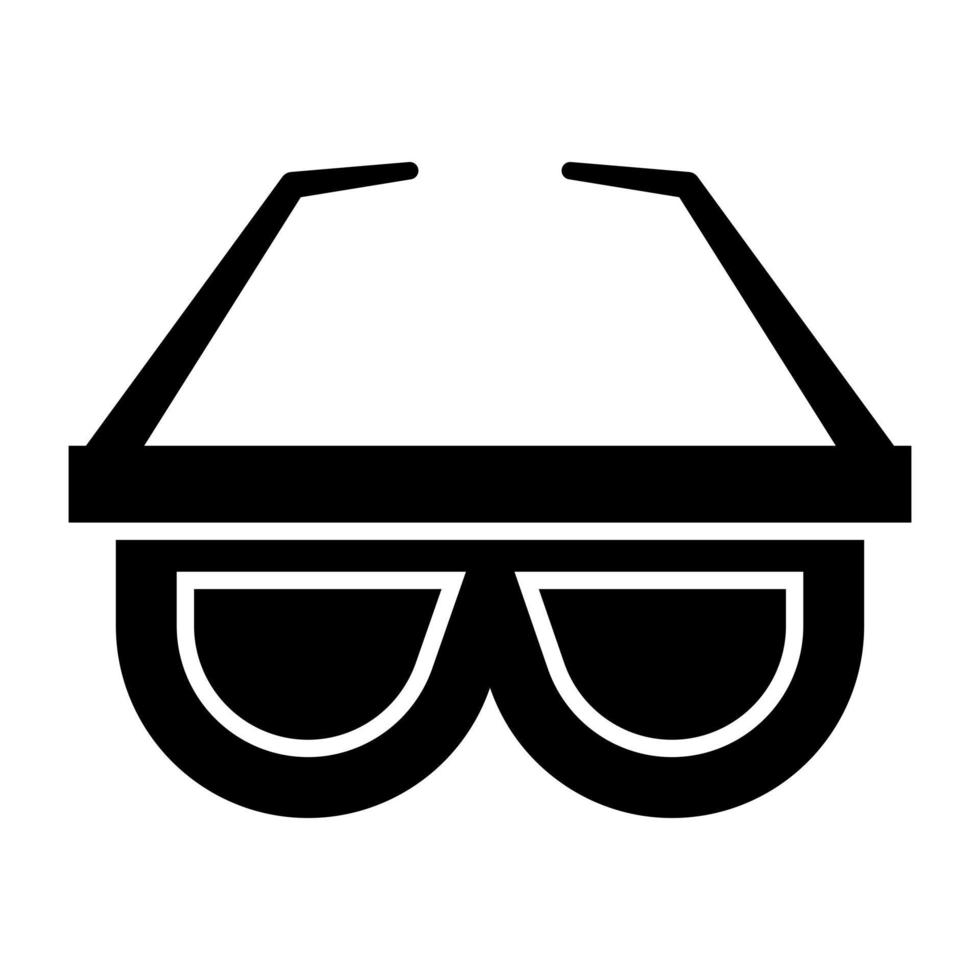 conception vectorielle de lunettes de soudage vecteur