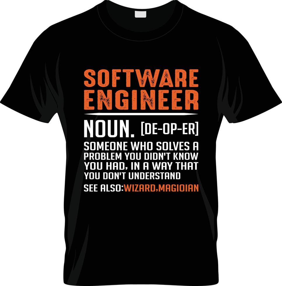 conception de t-shirt de développeur de logiciel, slogan de t-shirt de développeur de logiciel et conception de vêtements, typographie de développeur de logiciel, vecteur de développeur de logiciel, illustration de développeur de logiciel