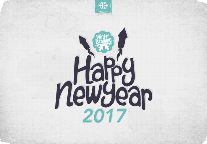 Frosty New Year Vector