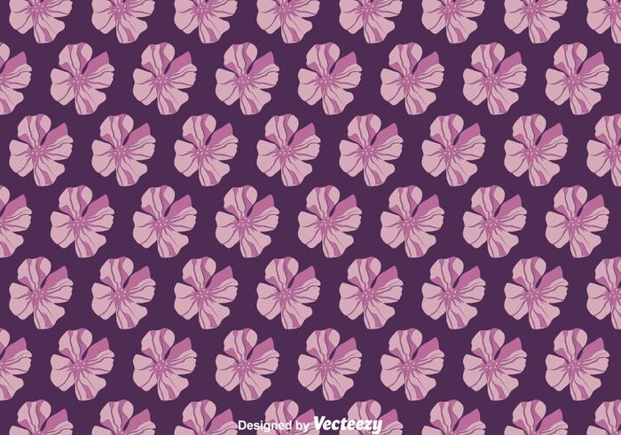 Violet Petunia Motif Fleurs Vector