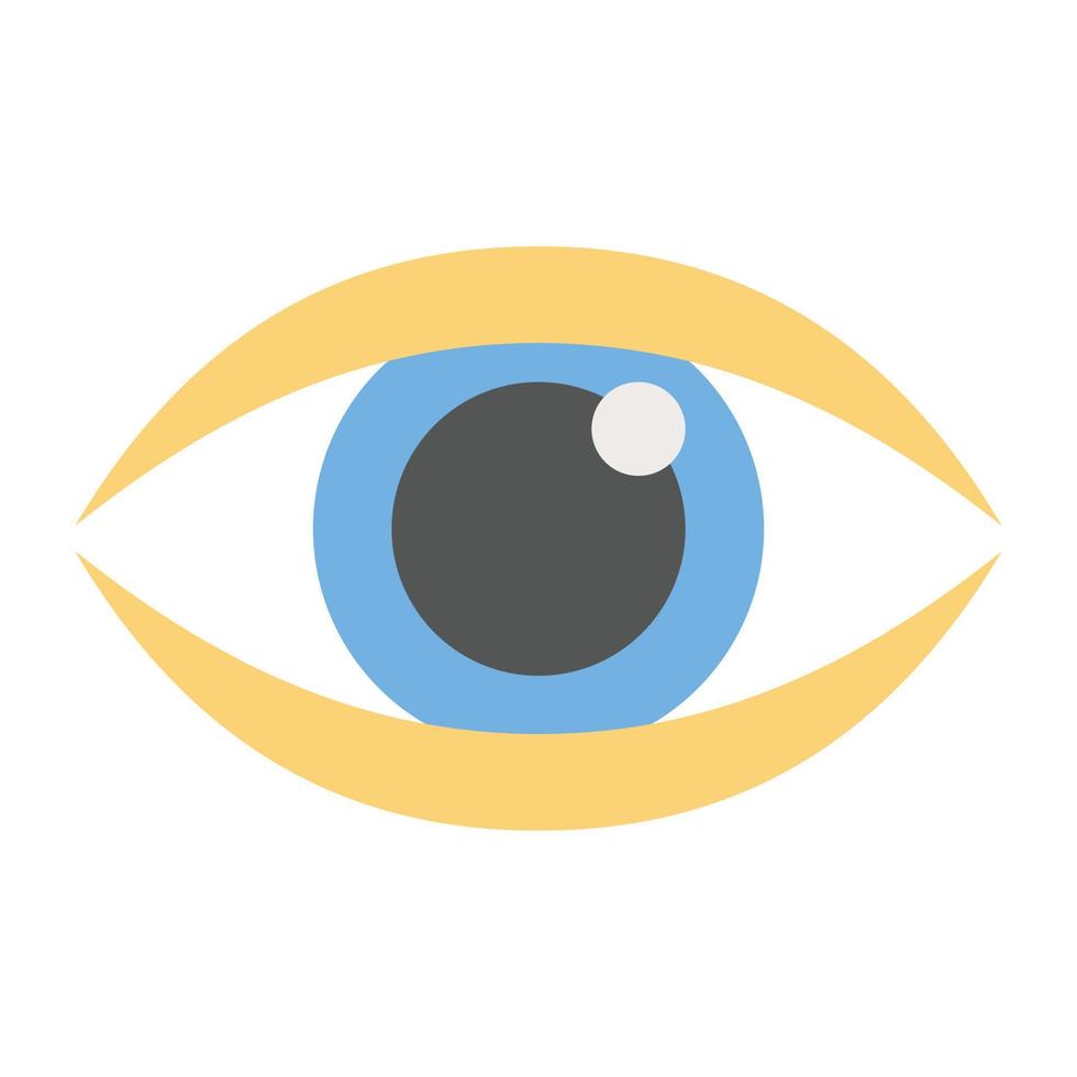 surveillance oculaire à la mode vecteur