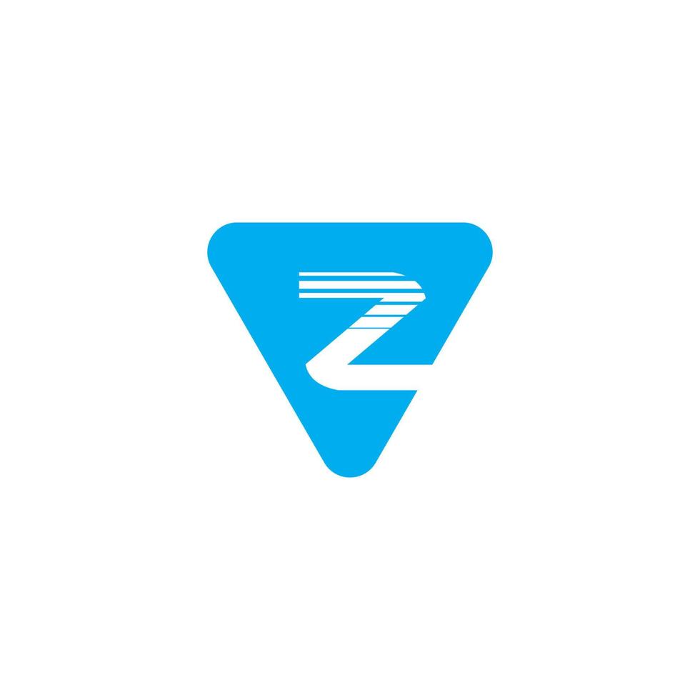Éléments de modèle de conception d'icône de logo abstrait avec la lettre z vecteur