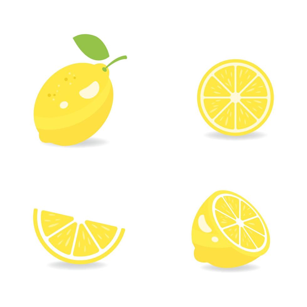 citron frais icône illustration vectorielle vecteur