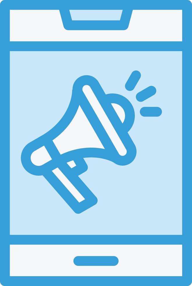 illustration de conception d'icône de vecteur de marketing mobile
