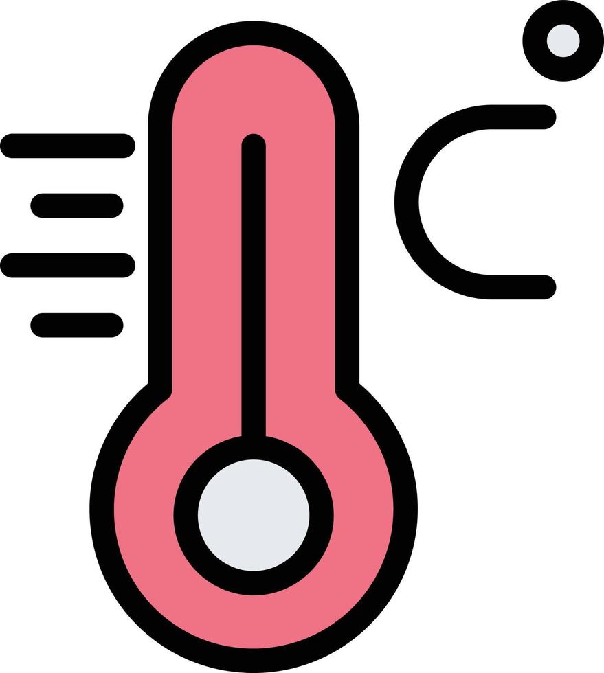 illustration de conception d'icône vectorielle celsius vecteur