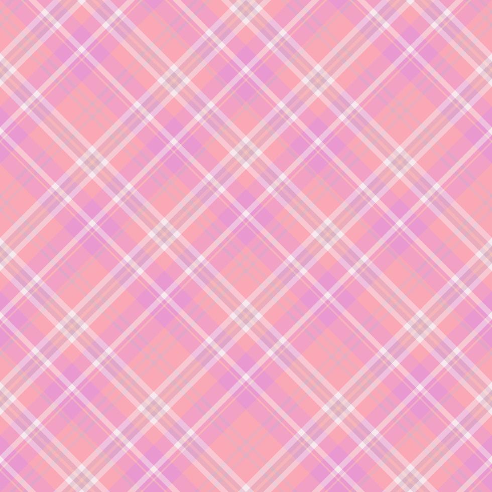 motif sans couture dans des couleurs roses intéressantes pour le plaid, le tissu, le textile, les vêtements, la nappe et d'autres choses. image vectorielle. 2 vecteur