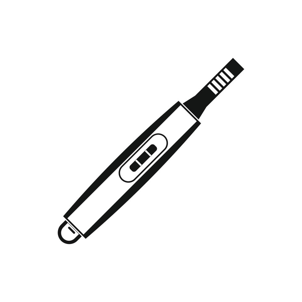 icône de thermomètre électronique vecteur